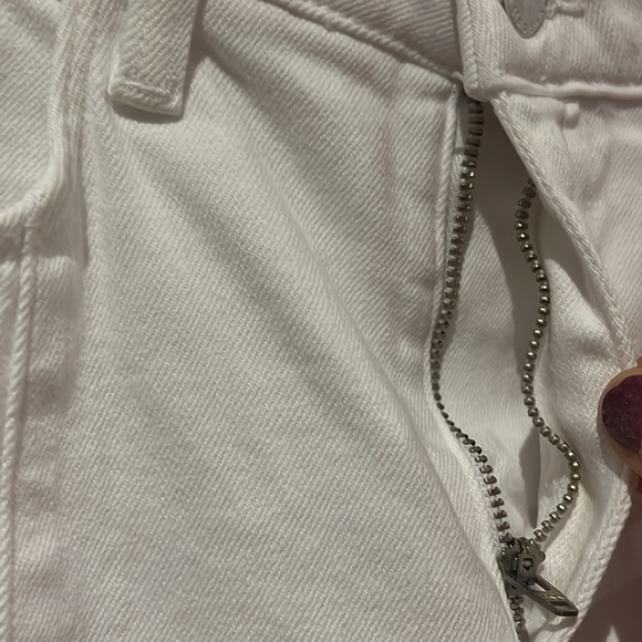 L’agence "Houston" High Rise wide-leg cropped jeans in white - Picture 13 of 15